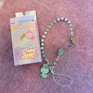 POP MART Serenity Labubu Big Into Energy Phone Charm